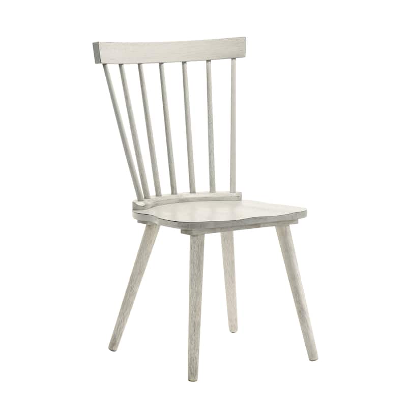 2 Pieces Set Dining Side Chair Rustic Modern Farmhouse Design Retro Design Easy to Assembly