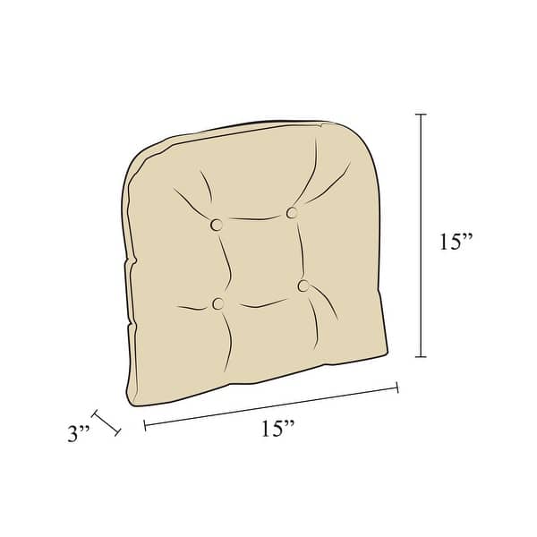Klear Vu Gripper Tyson Dining Chair Cushion Set On Sale Bed Bath & Beyond 31487618