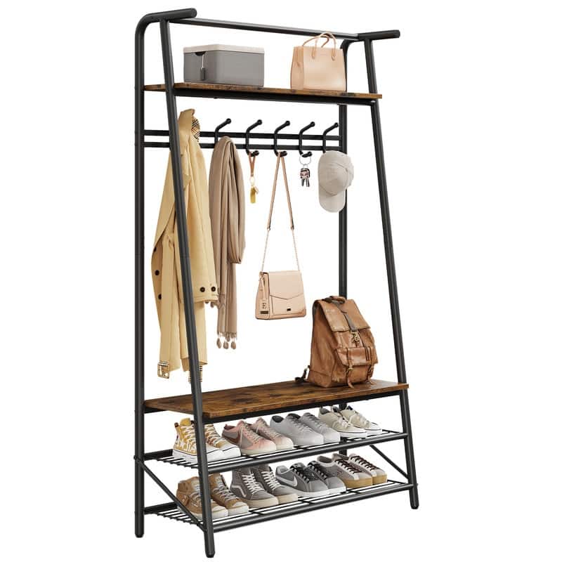 Simple hallway rack - Black
