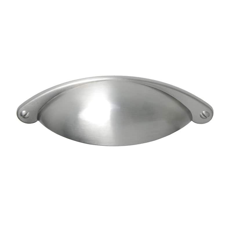 Utopia Alley Elgin Bin Pull Handle - Brushed Nickel - Metal Drawer Pull Handle, 2.5" Center to Center