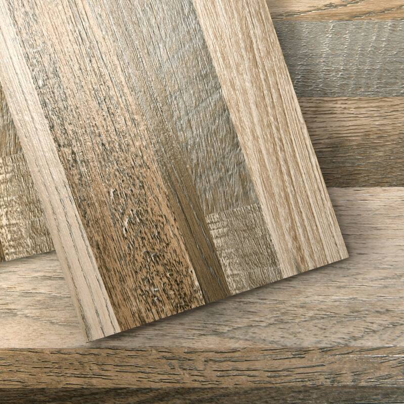 Art3d 36-Pack Peel and Stick Vinyl Floor Tiles Wood Look Planks,54sq.ft