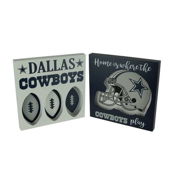 Shop Nfl Dallas Cowboys Cut Out Helmet And Football Shapes Wall
