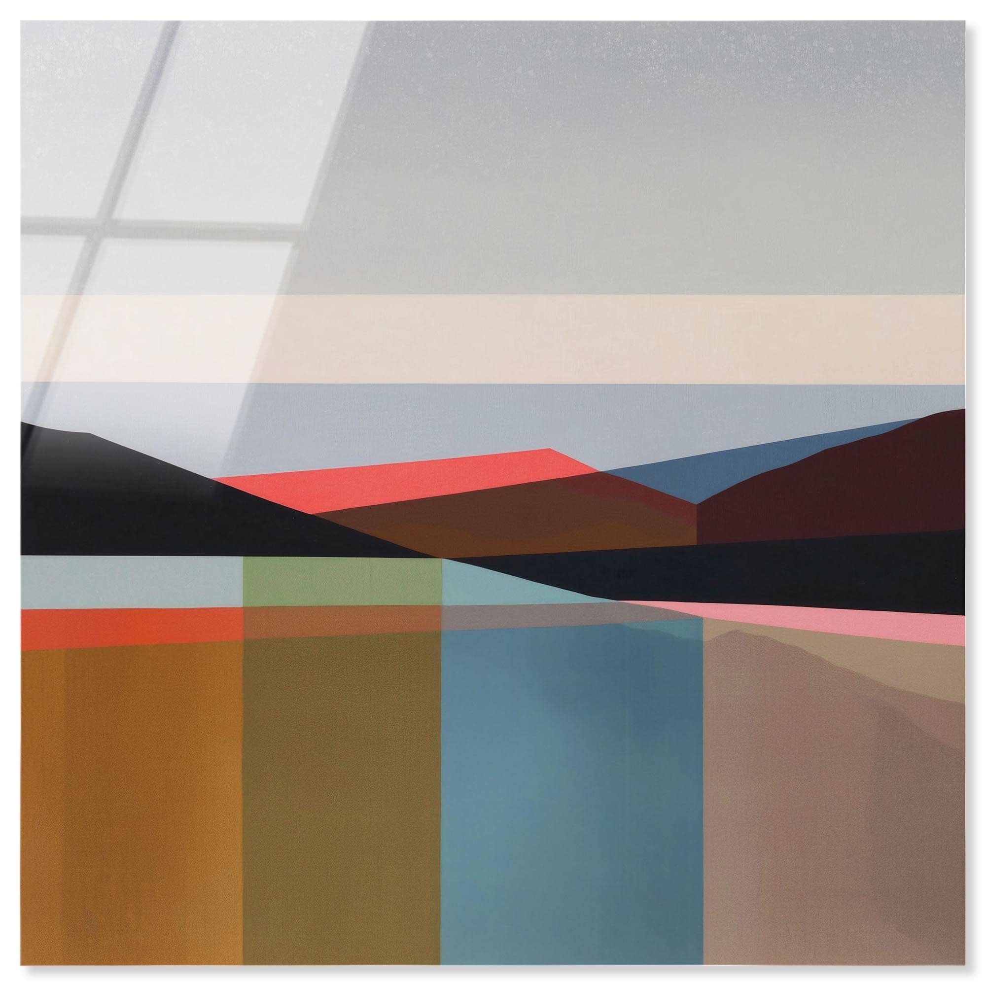 Beauty Geo IV Modern Wall Decor Acrylic Print by Art Remedy