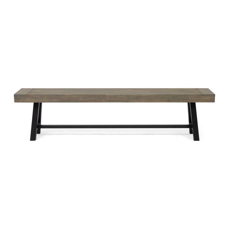 Outdoor Acacia Wood Patio Bench