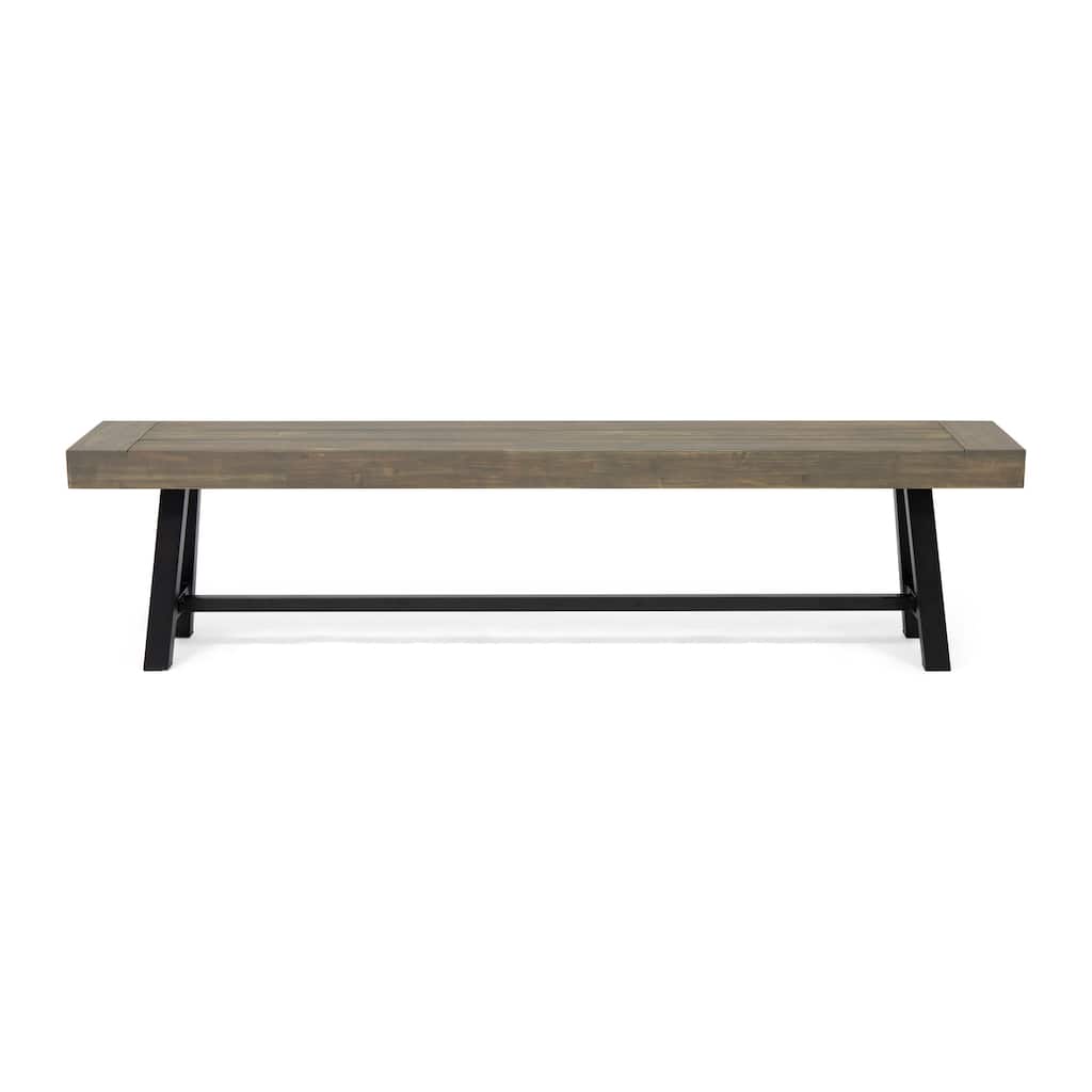 Outdoor Acacia Wood Patio Bench