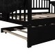 preview thumbnail 74 of 72, Elegant Design Daybed with Trundle Bed, Wooden Sofa Bed for Bedroom Living Room, Wood Platform Bed Frame for Kids Teens Guests