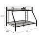 preview thumbnail 6 of 4, Metal Twin XL over Queen Bunk Bed with Built-in Ladder,Kids Bed Design