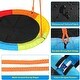 preview thumbnail 6 of 7, Saucer Swing with Stand for Kids Outdoor 440lbs Swing Set Heavy-Duty - 40 in