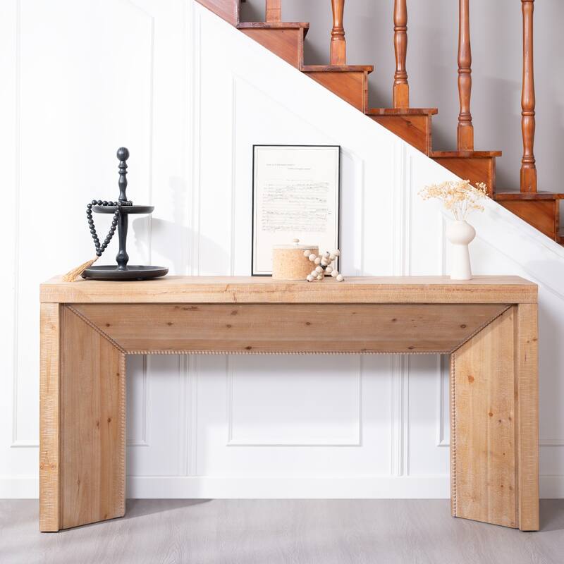 Modern Wood Console Table, Narrow Entryway Table, Hallway Sofa Table, Scratch-resistant Accent Table