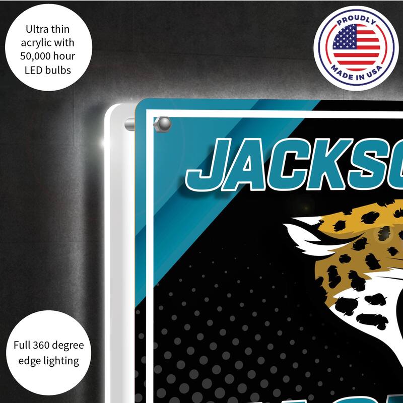 Jacksonville Jaguars LED Lighted Sign