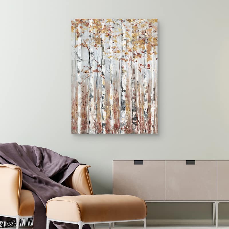 Copper Forest by Sally Swatland Canvas Art Print