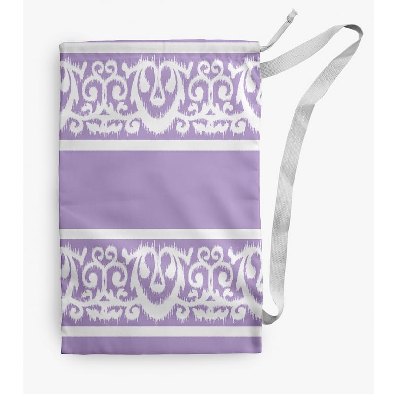 Lacy Stripe Laundry Bag - 18" x 29" - Purple