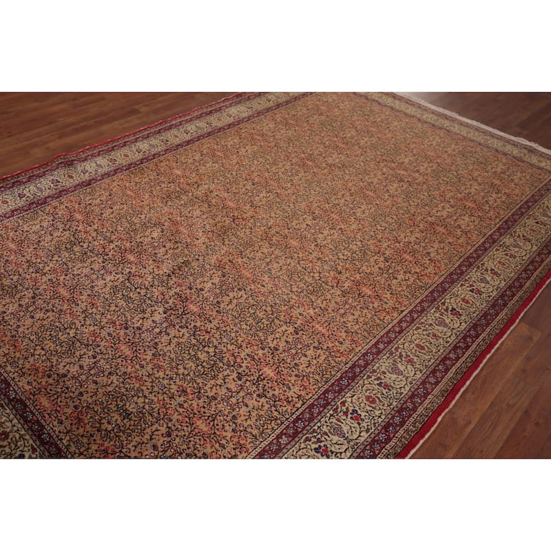 Anatolian Turkish Vintage Rug Handmade Living Room Wool Carpet - 6'6" X 9'7"