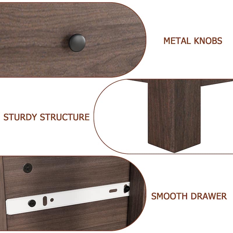 5 Drawer Dresser For Bedroom With Modern Style