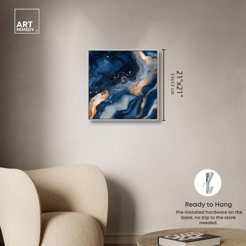 Deep Sea Geode III Canvas by Art Remedy