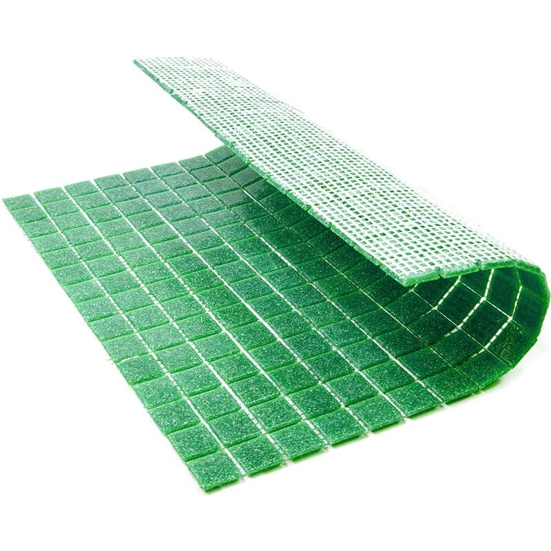 Apollo tile 12" x 12" Dune Glossy Sea Green Glass Tile (20 sq ft/case) - 20 Pack