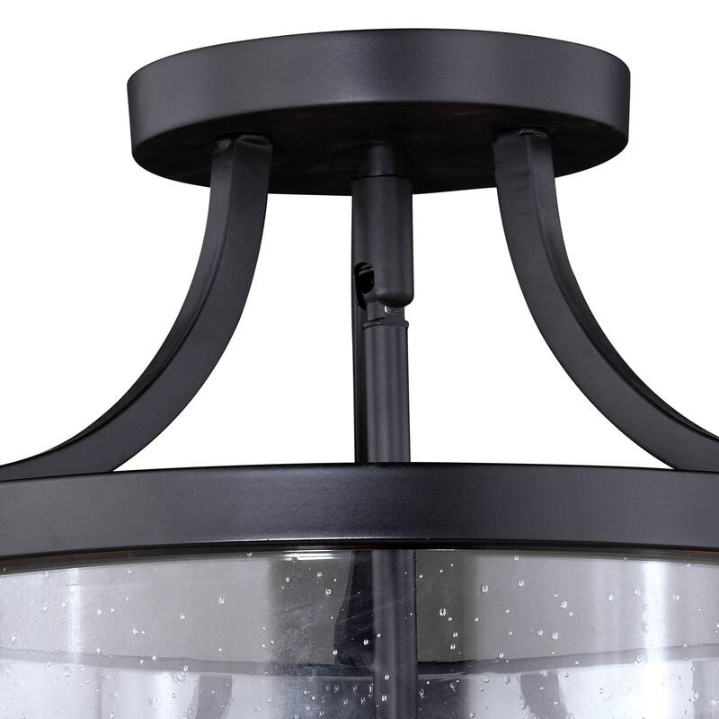 James Allan Declan 3 Light 16" Wide Semi-Flush Drum Ceiling Fixture