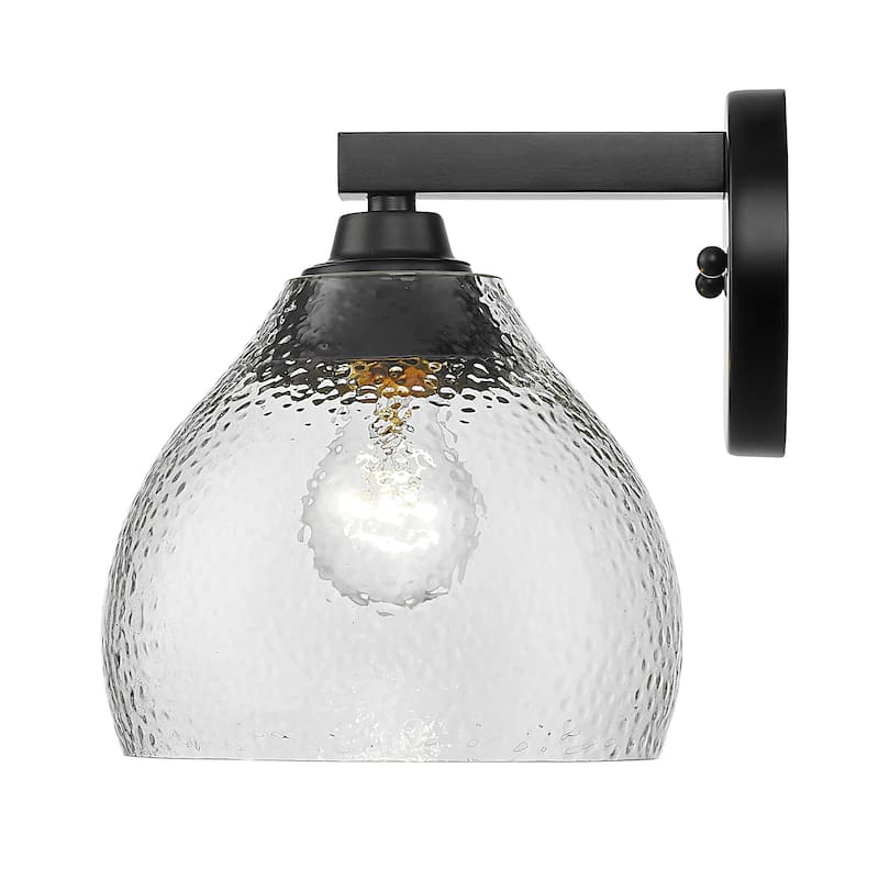 Golden Lighting Ariella 1-light Wall Sconce in Matte Black