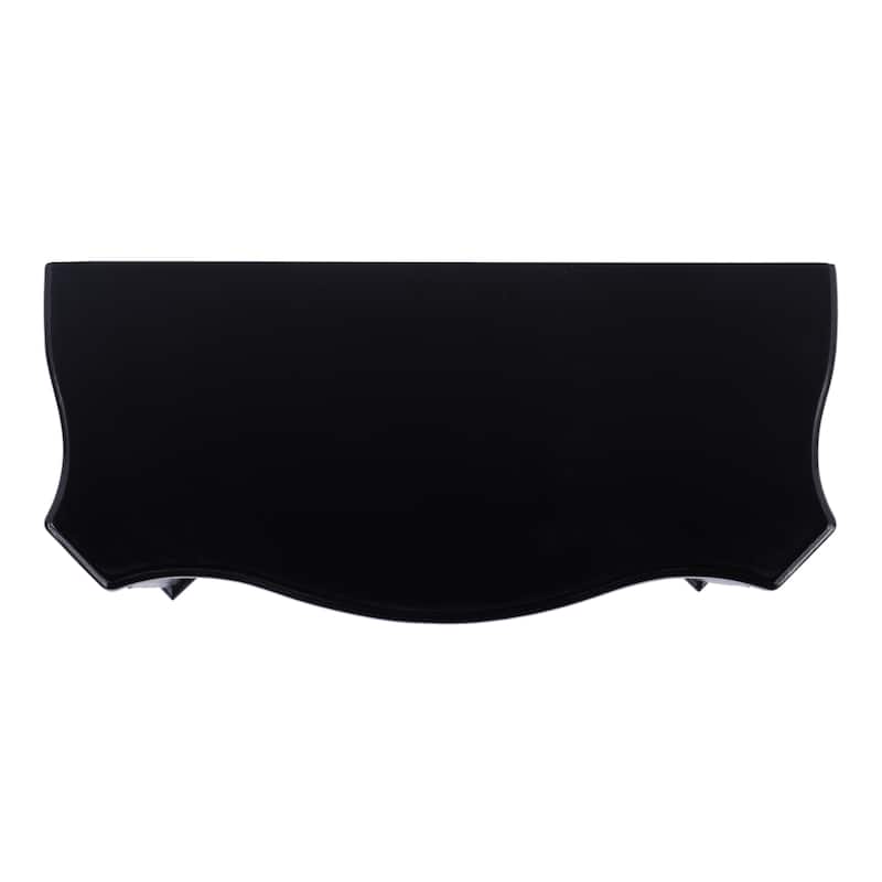 Cheshire 22 in. W Rectangular Wood Ballerina Console Table with Open Shelf