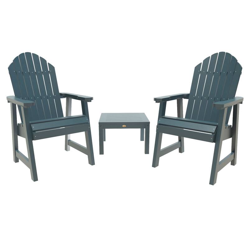 HIGHWOOOD 3-Piece Adirondack Seating Set - Nantucket Blue