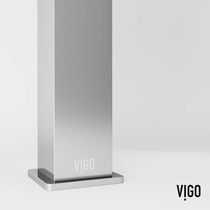 VIGO Dunn 11" H Single Handle Single Hole Vessel Bathroom Faucet