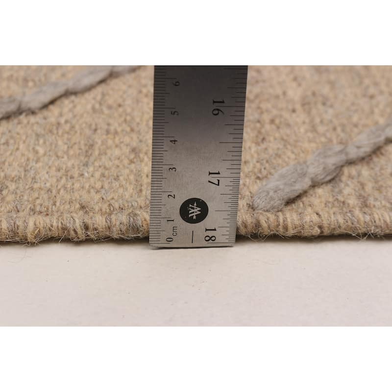 Marrakech Khaki Kilim 5'0" x 7'7" - 5'0 x 7'7