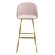 preview thumbnail 9 of 14, Bridle Ridge Bar Chair Pink & Gold