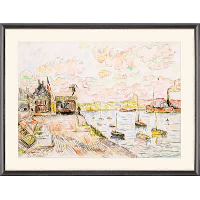 Quilleboef Framed Art Giclee Under Glass - Multi-Color