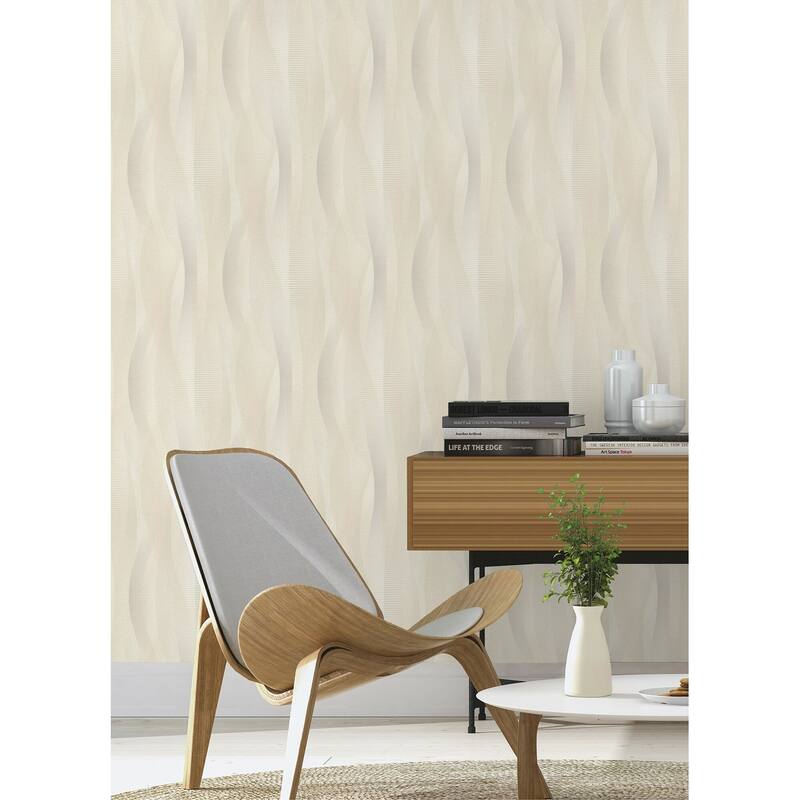 Advantage Currin Neutral Wave Wallpaper