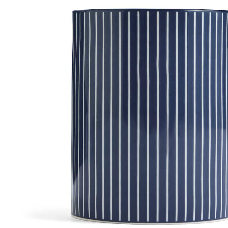 Wedgwood Gio Blue Mug 11.5floz, Pinstripe Blue