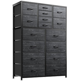 16 Drawer Dresser, Tall Dresser for Bedroom, Large Bedroom Dressers ...