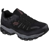 Skechers Men's After Burn M. Fit Slip-On Walking Shoe Black/Charcoal