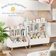 preview thumbnail 4 of 12, Kids Bookshelf and Toy Storage, 3-Tier Wooden Open Bookcase, Baby Book and Toy Storage Display Organizer with Spacious Top Shelf