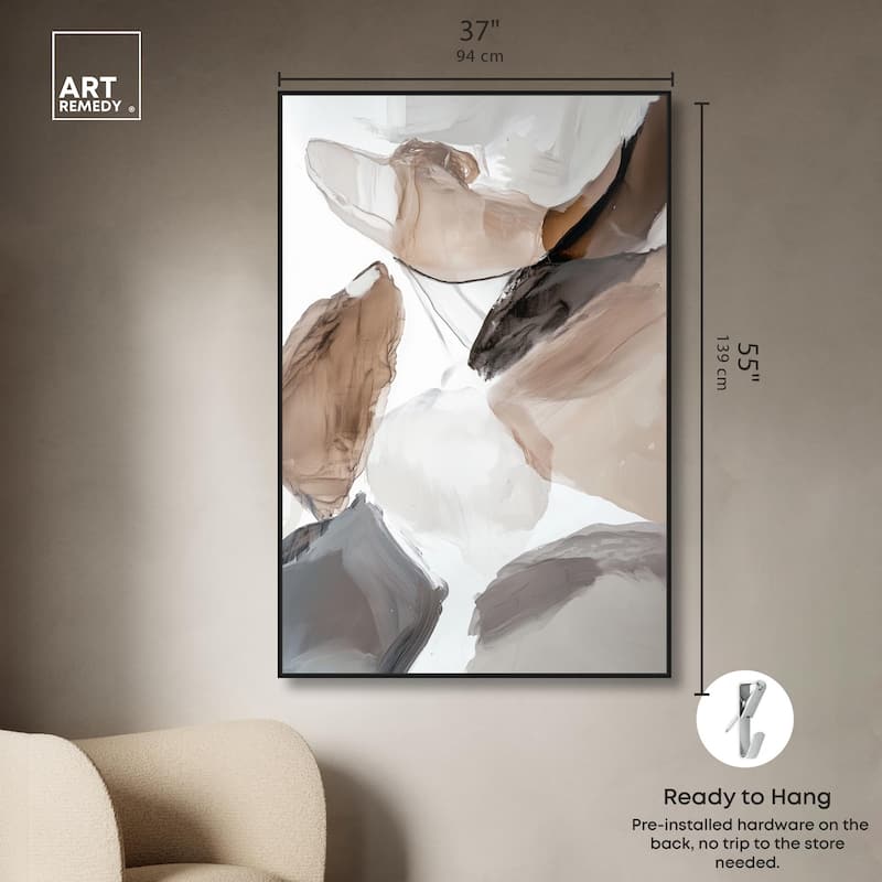 Sedimentary Hues I Canvas by Art Remedy