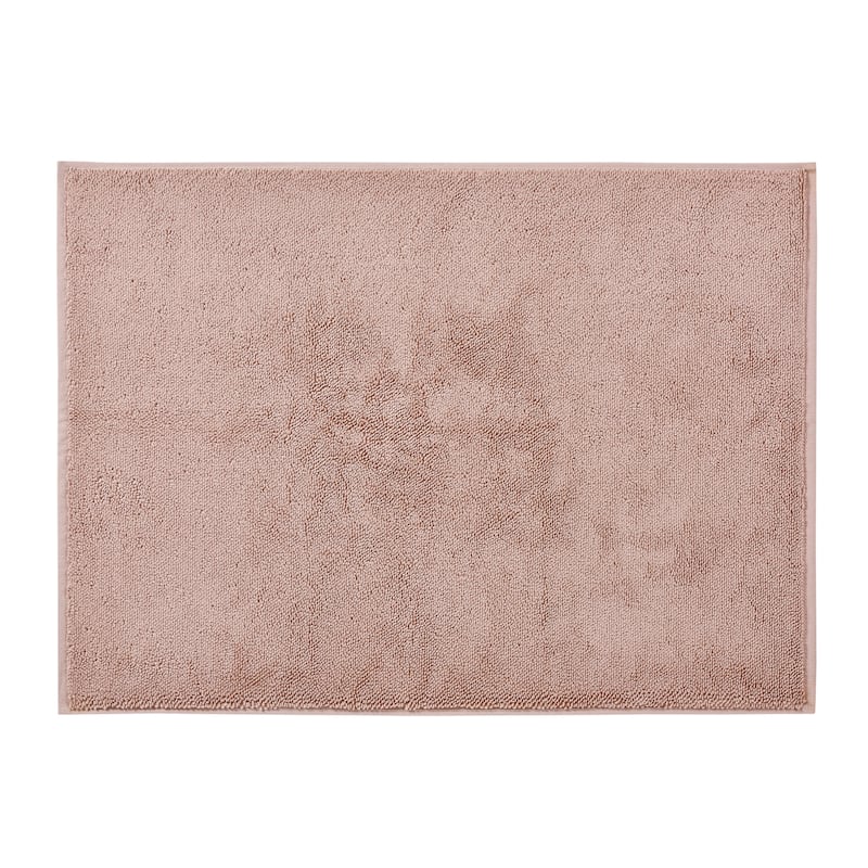 J. Queen New York Linden Turkish Cotton Bath Mat - 20 x 32 - Dusty Rose