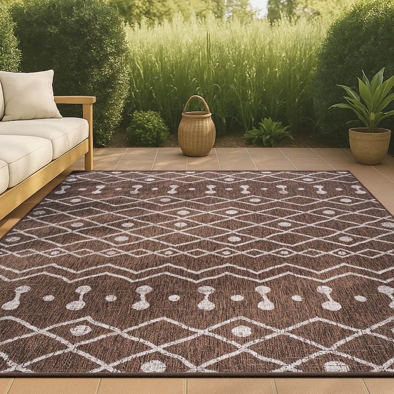 JONATHAN Y Tokay Tribal Bohemian Indoor/Outdoor Area Rug