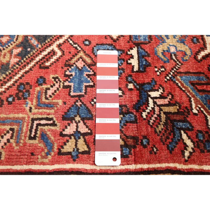 ECARPETGALLERY Hand-knotted Sarabi Red Wool Rug - 8'1 x 10'10