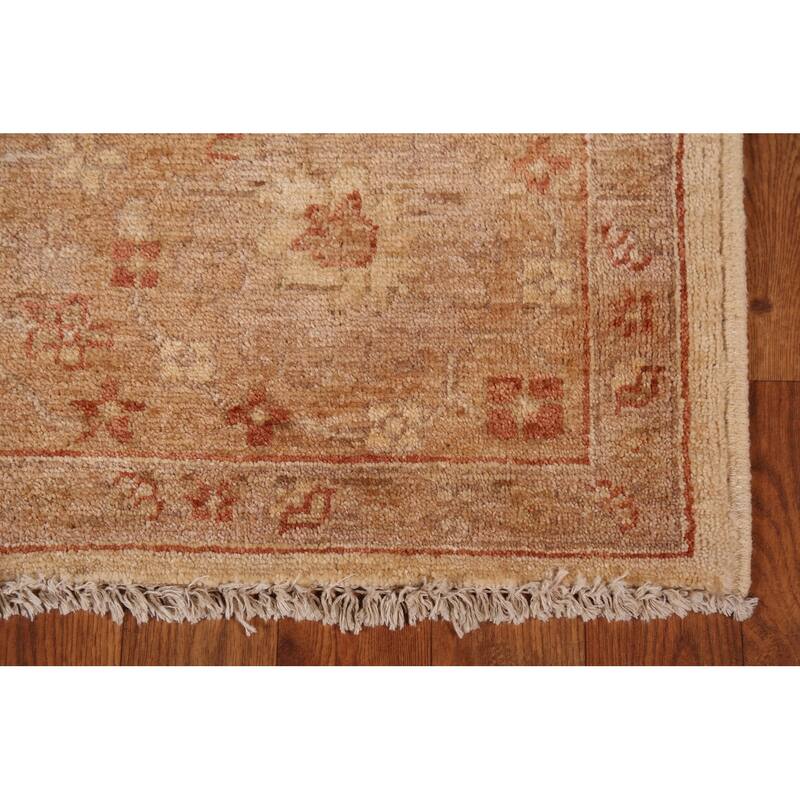 Peshawar Oriental Area Rug Hand-Knotted Wool Carpet - 6'0"x 9'2"