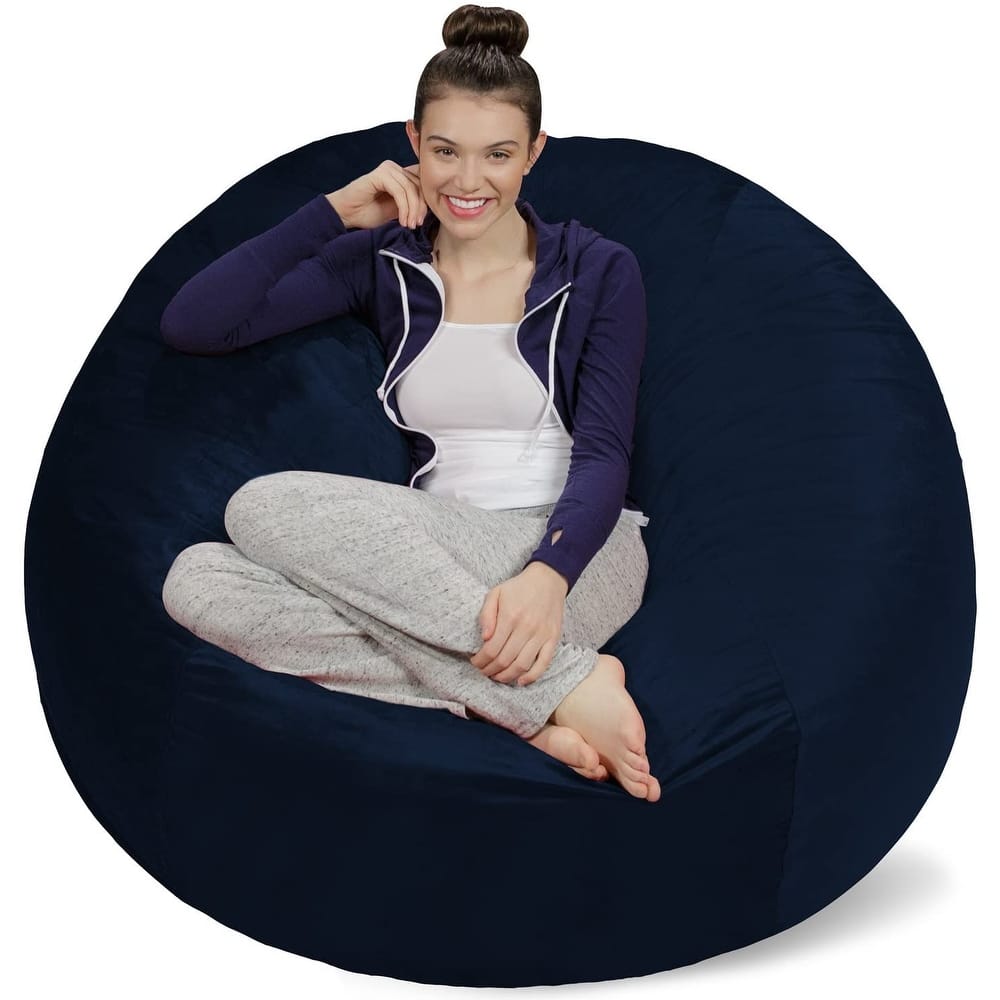 5-foot Bean Bag Chair Large Memory Foam Bean Bag