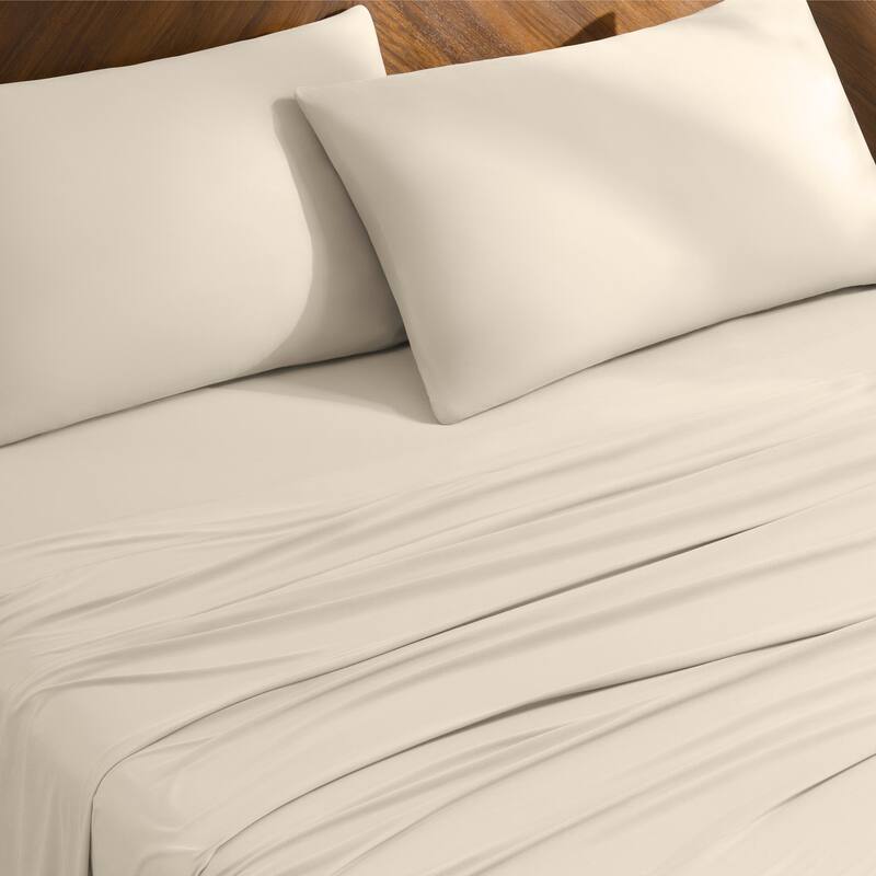 Bare Home Microfiber Stretch Knit Sheet Set