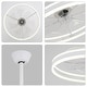 preview thumbnail 70 of 118, 20"/24"/72" Oaks Aura Cotti Low Profile Dimmable Smart Ceiling Fan with Lights 6-Speed Flush Mount Modern Remote