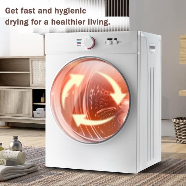 JEREMY CASS 1.6 cu. ft. Portable Laundry Dryer with Digital