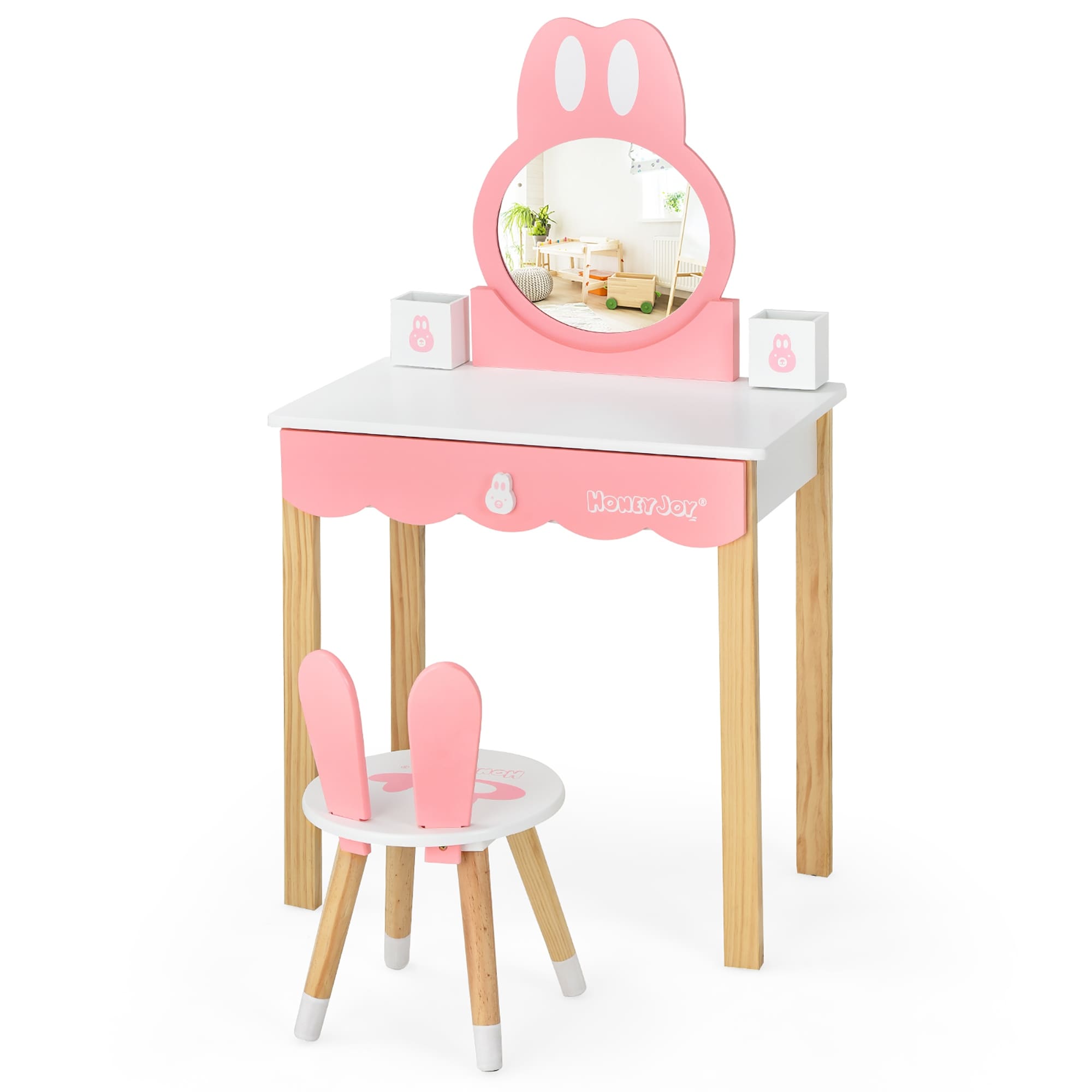 Kids vanity table and sales chair