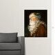 preview thumbnail 5 of 26, "Father Christmas" Traditional Santa Winter Holiday Poster Print
