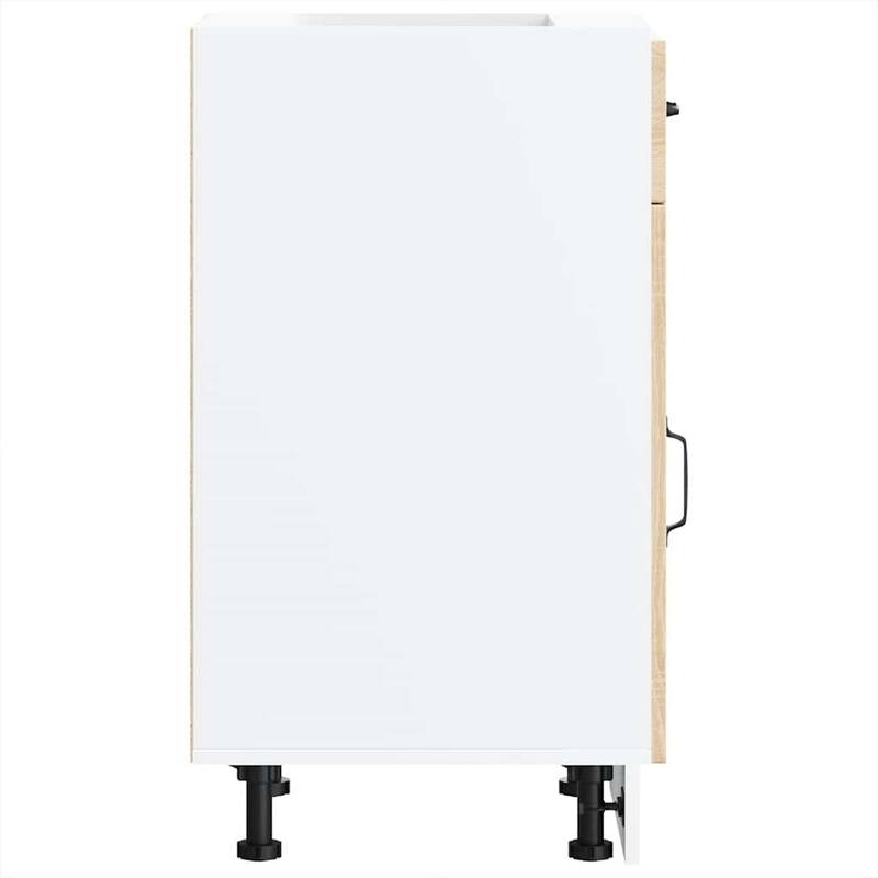 vidaXL Kitchen Base Cabinet Sonoma oak Engineered wood Standard - 18.1 x 15.7 x 32.1