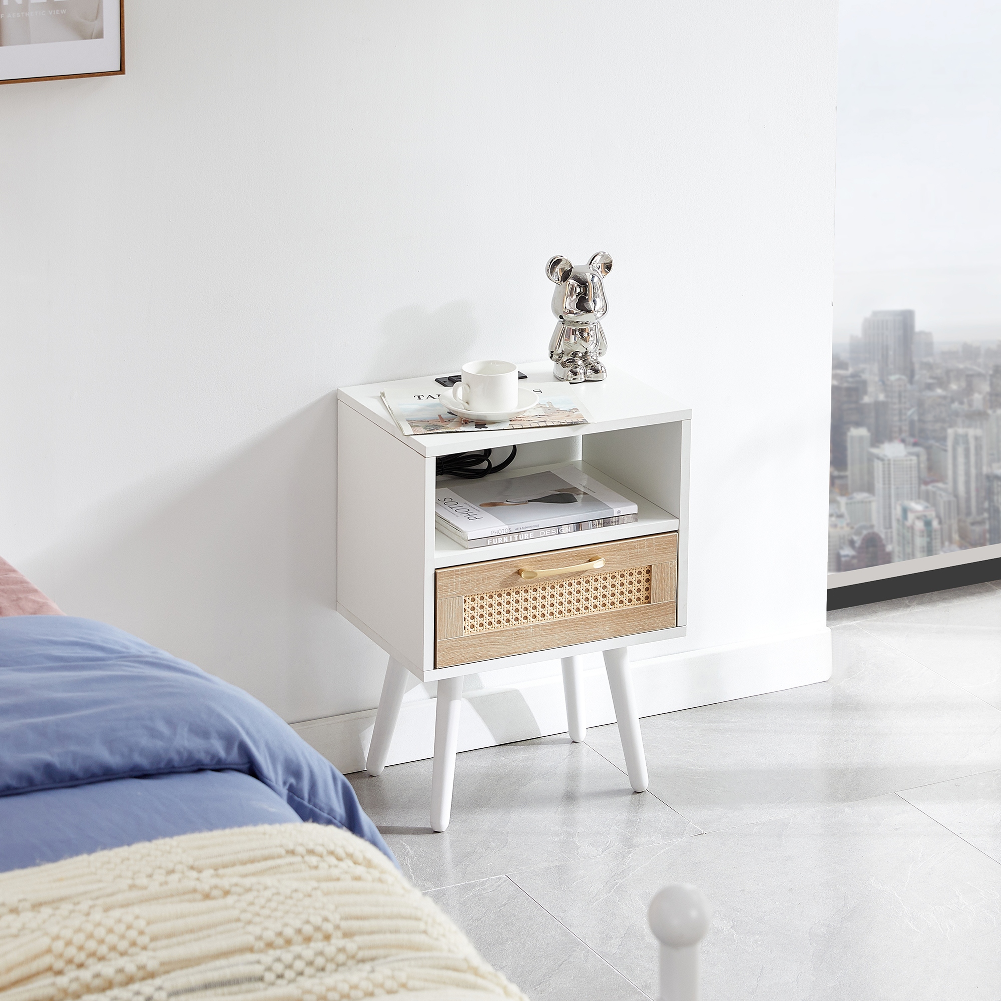 Bedside table online with outlet