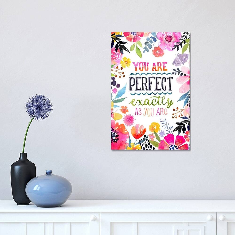 iCanvas "Perfect As You Are" by Stephanie Corfee Canvas Print