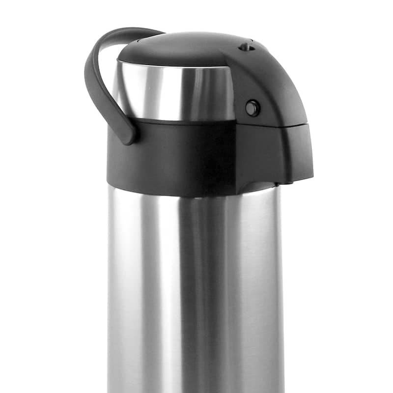 MegaChef 5 Quart Stainless Steel Airpot, Hot Water Dispenser for Coffee and Tea
