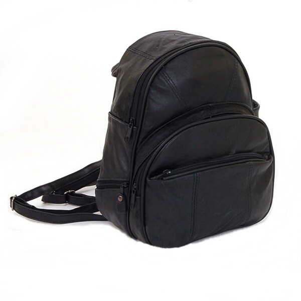single strap backpack leather
