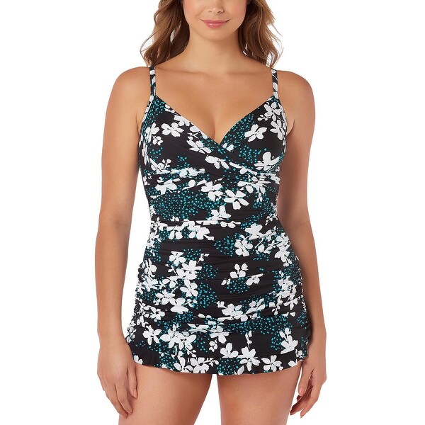 black tummy control dress
